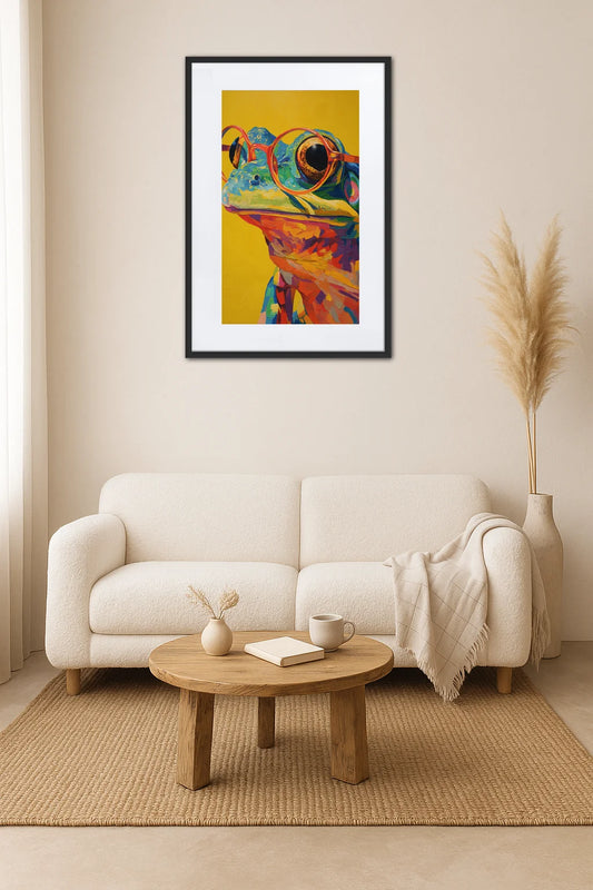 Tableau Pop Art Grenouille