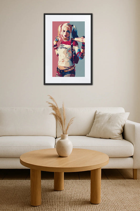 Tableau Pop Art Harley Quinn