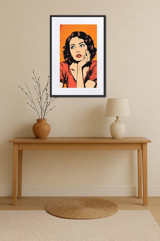 Tableau Pop Art Orange