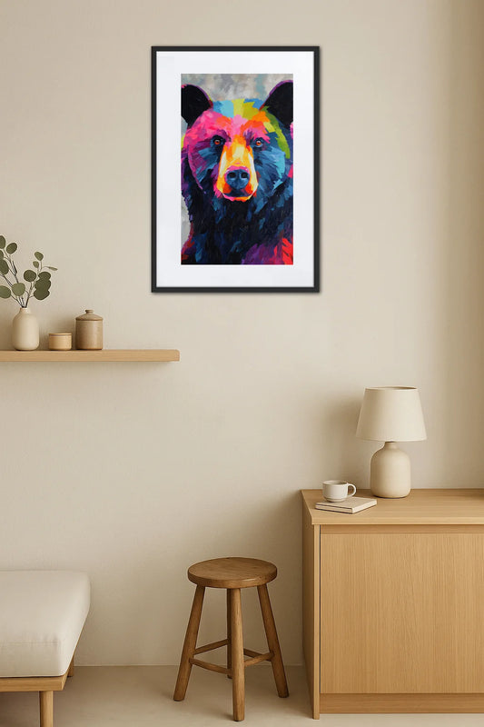 Tableau Pop Art Ours