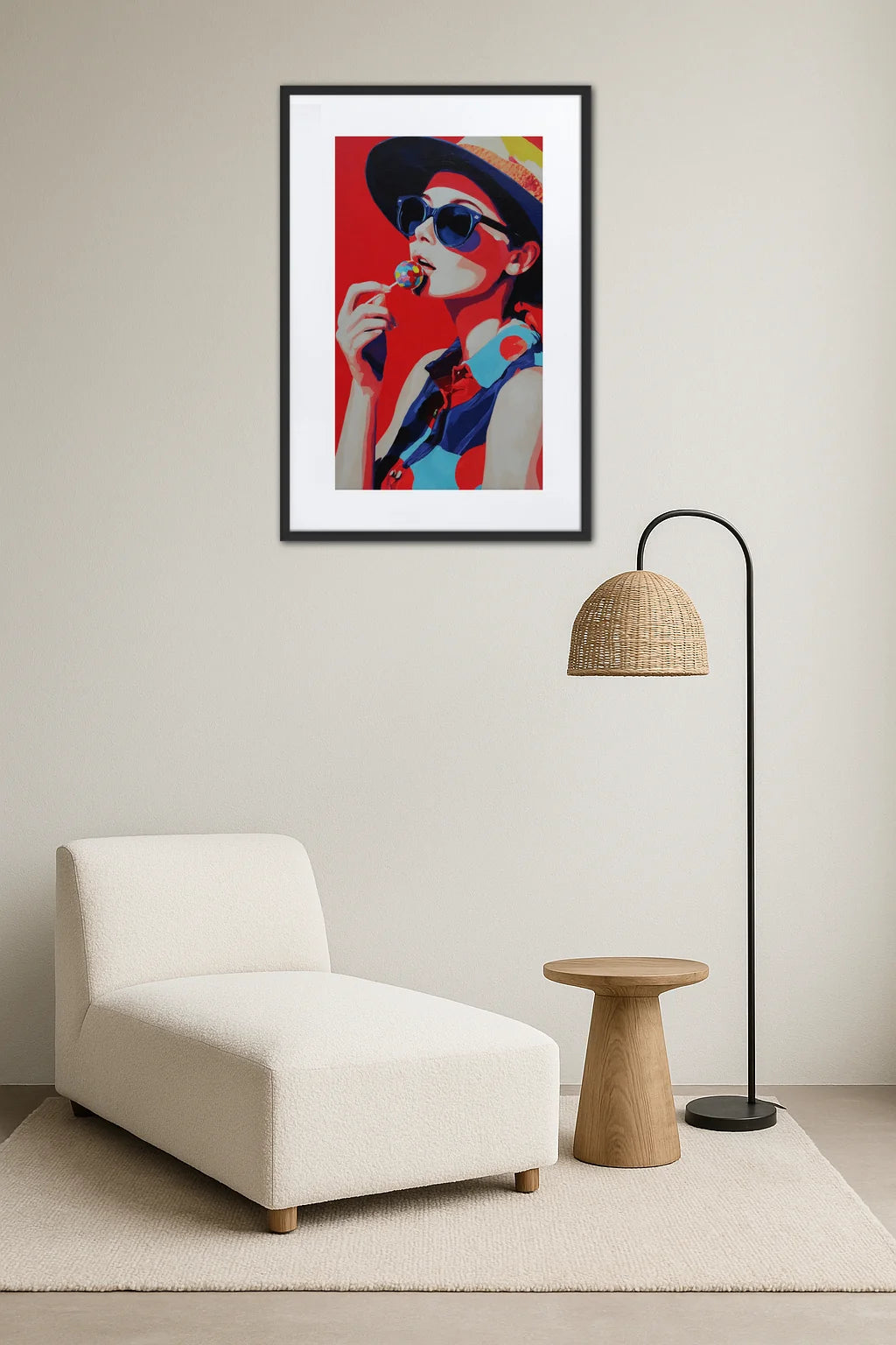 Tableau Pop Art Rouge