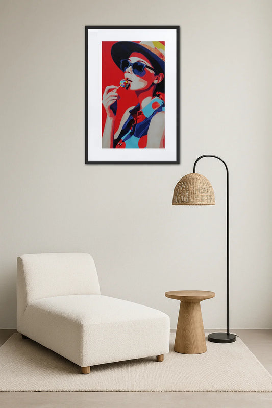 Tableau Pop Art Rouge