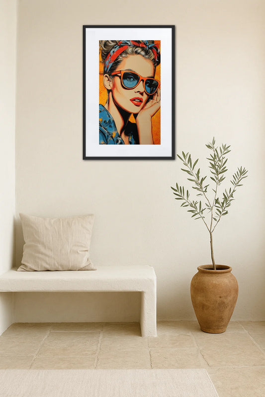 Tableau Pop Art Salon