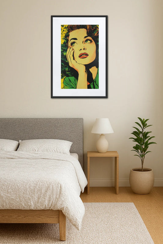 Tableau Pop Art Vert