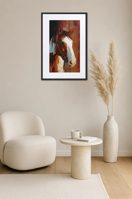Tableau Portrait Cheval