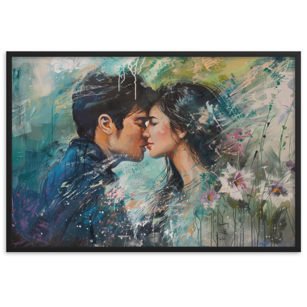 Tableau romantique amour