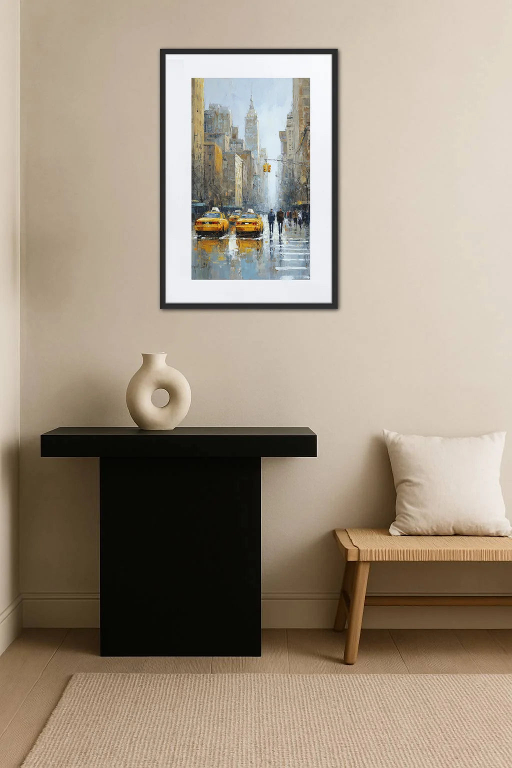 Tableau Rue De New York  