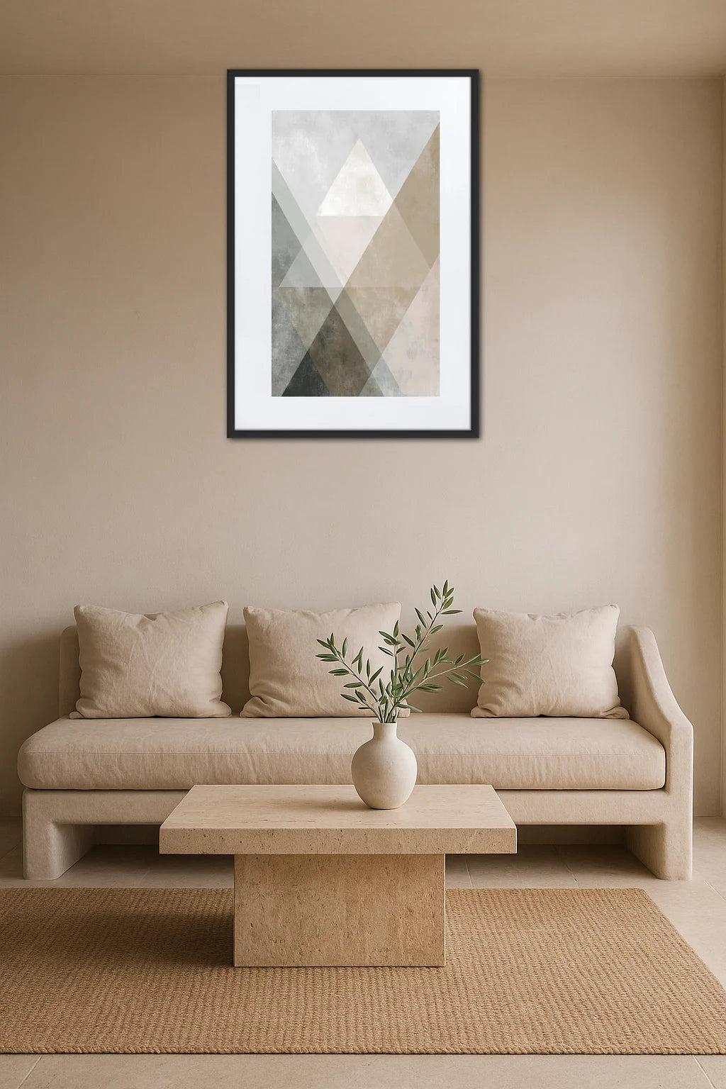 Tableau Scandinave Triangle