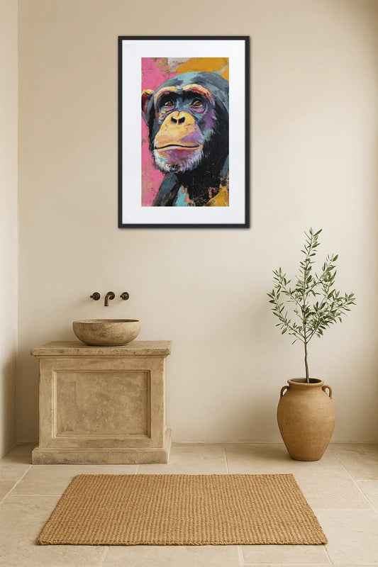 Tableau Singe Art