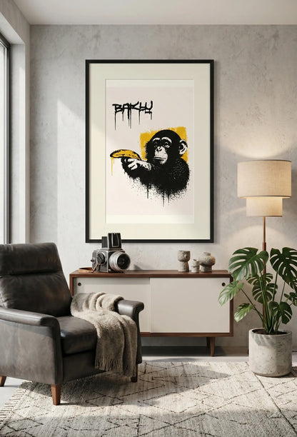 Tableau Singe Banane