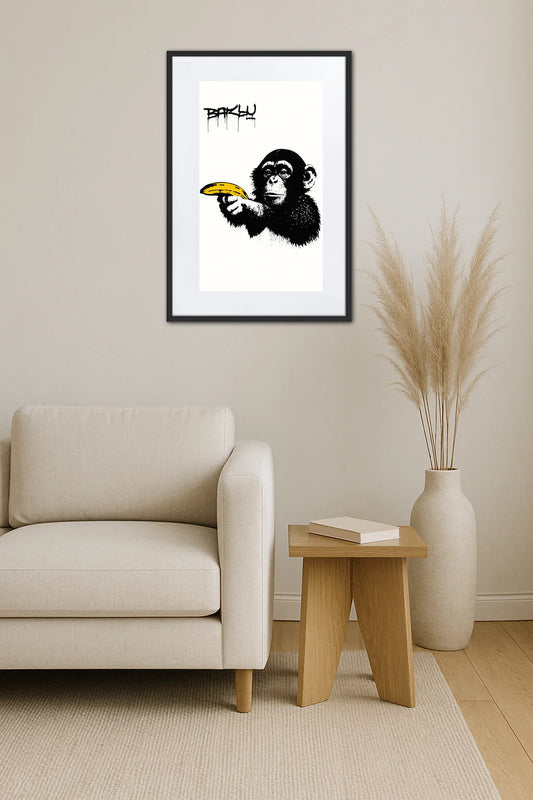 Tableau Singe Banane