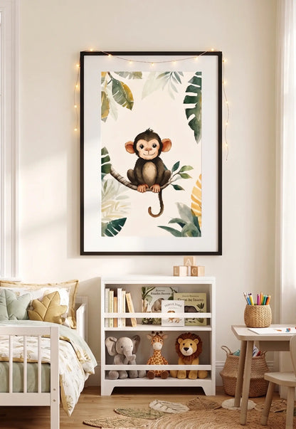 Tableau Singe Enfant