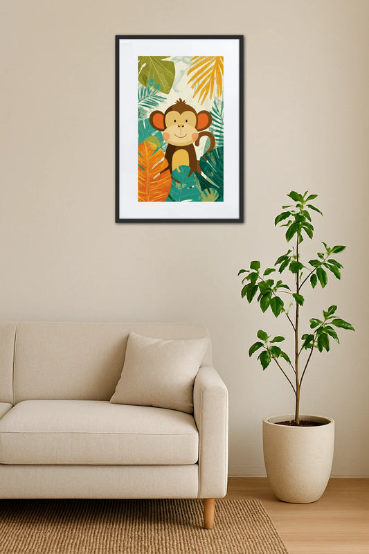Tableau Singe Jungle