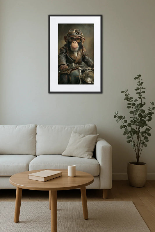 Tableau Singe Moto