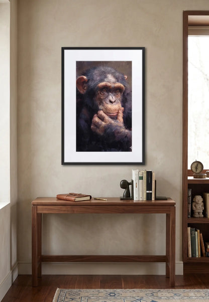 Tableau Singe Penseur
