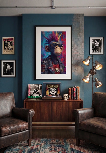 Tableau Singe Punk