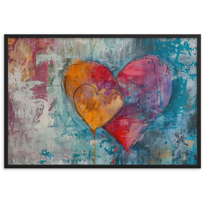 Tableau sur toile amour