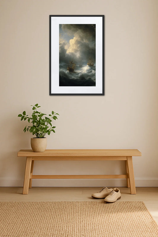 Tableau Tempete En Mer