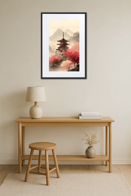 Tableau Temple Japonais
