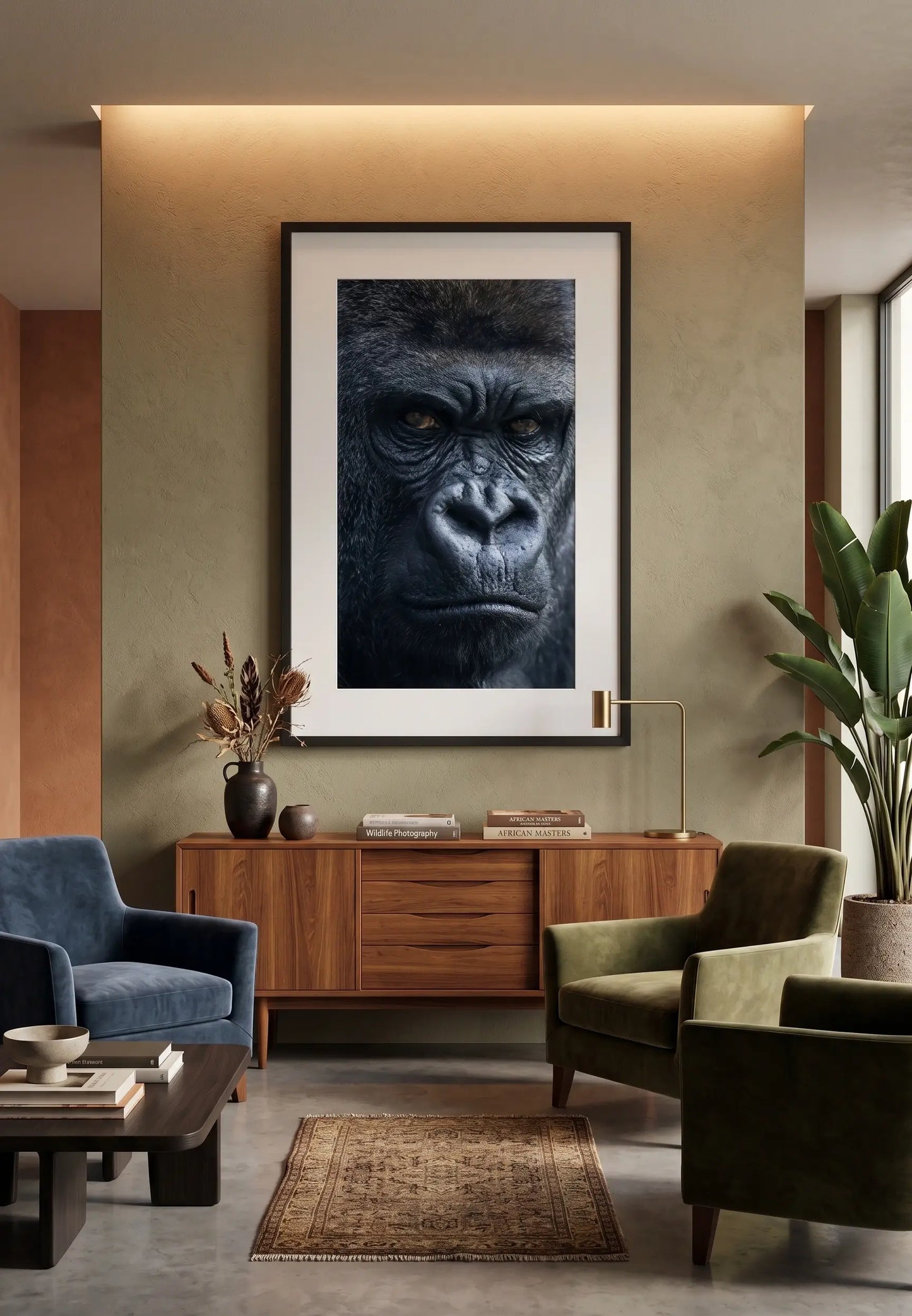 Tableau Tête de Gorille