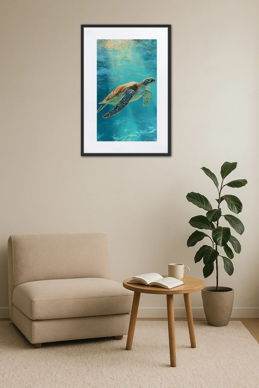 Tableau Tortue De Mer