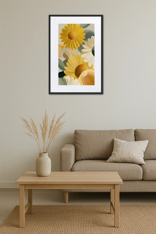 Tableau Tournesol Moderne