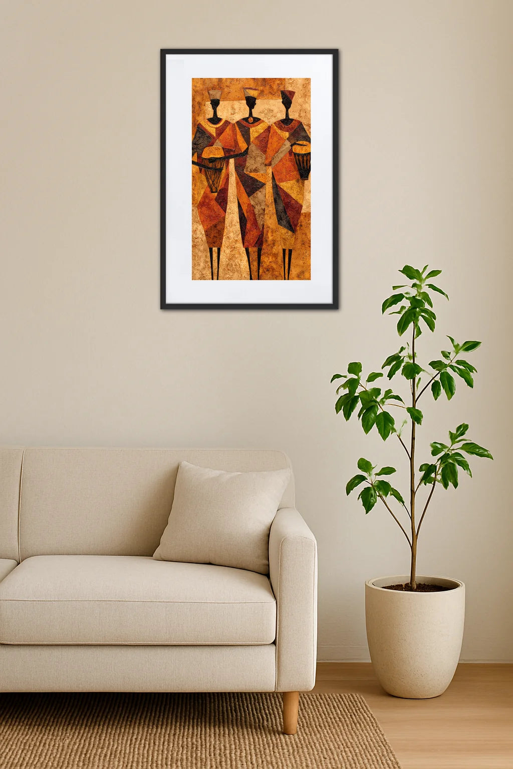 Tableau Traditionnel Africain