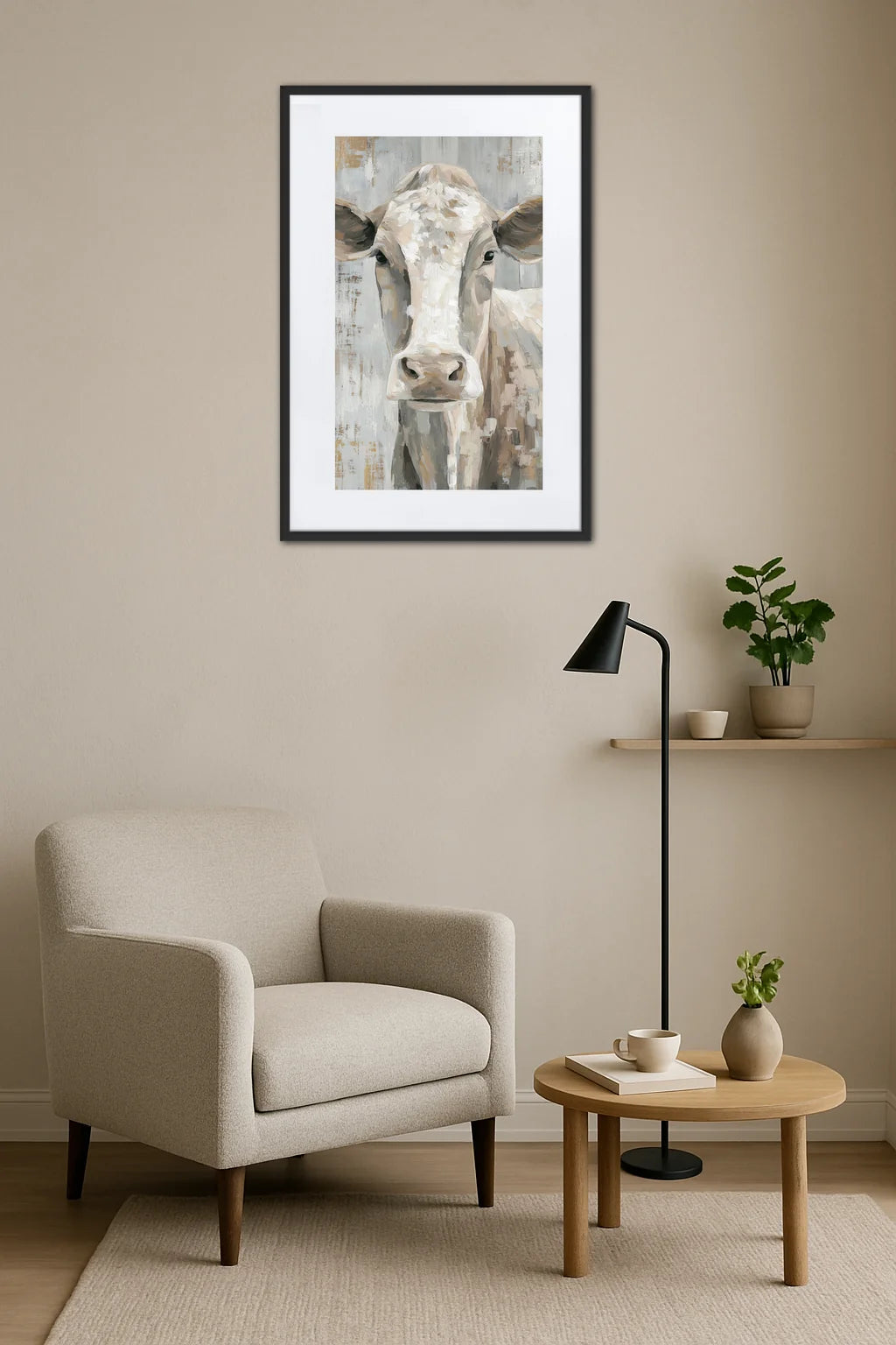Tableau Vache Moderne