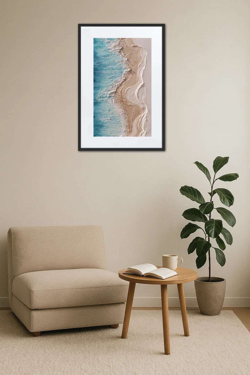 Tableau Vague Beige