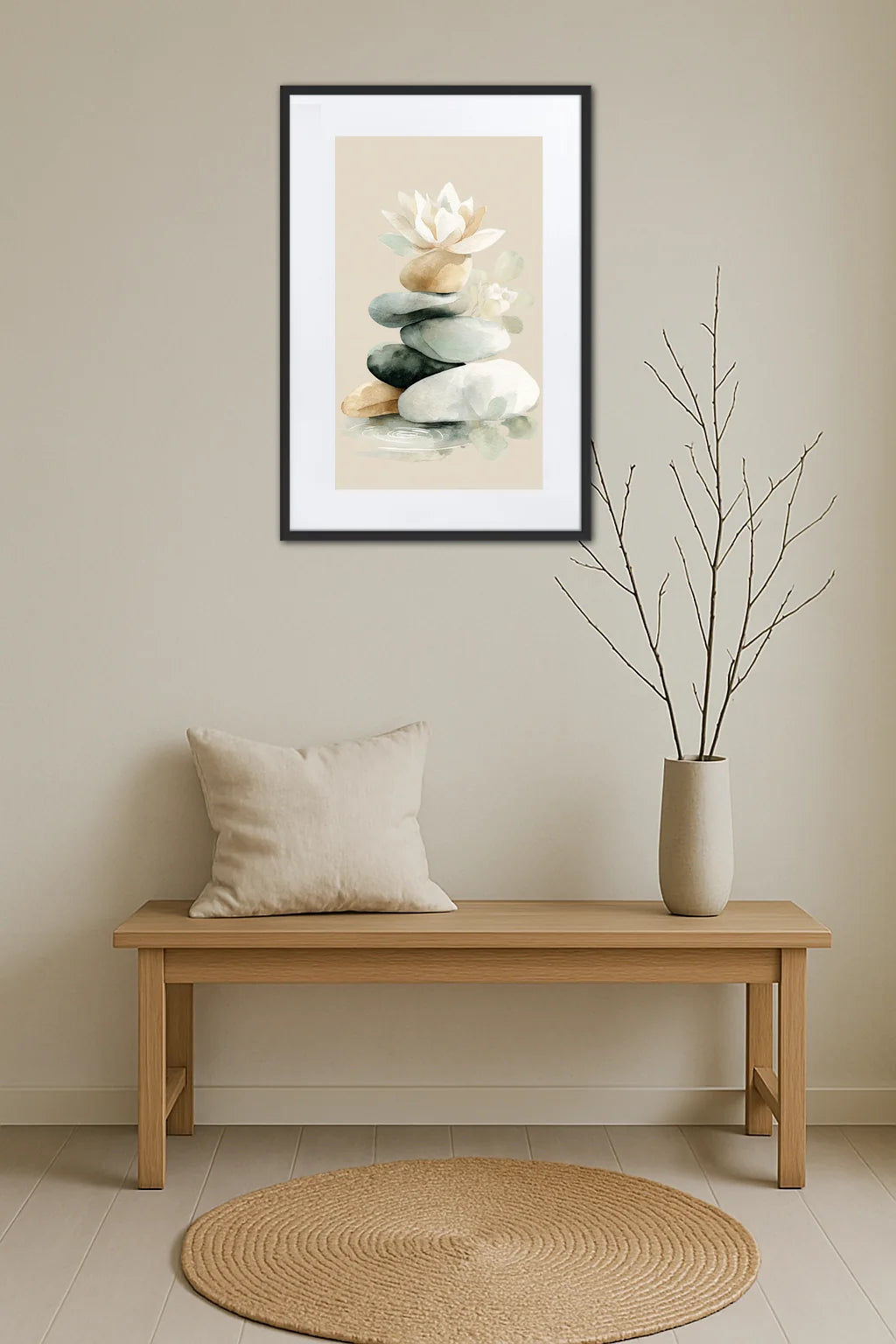 Tableau Zen Aquarelle