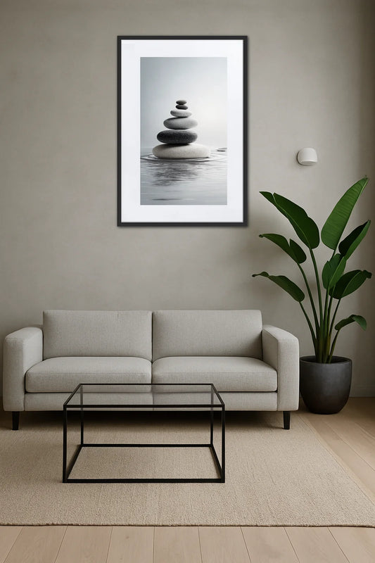Tableau Zen Gris