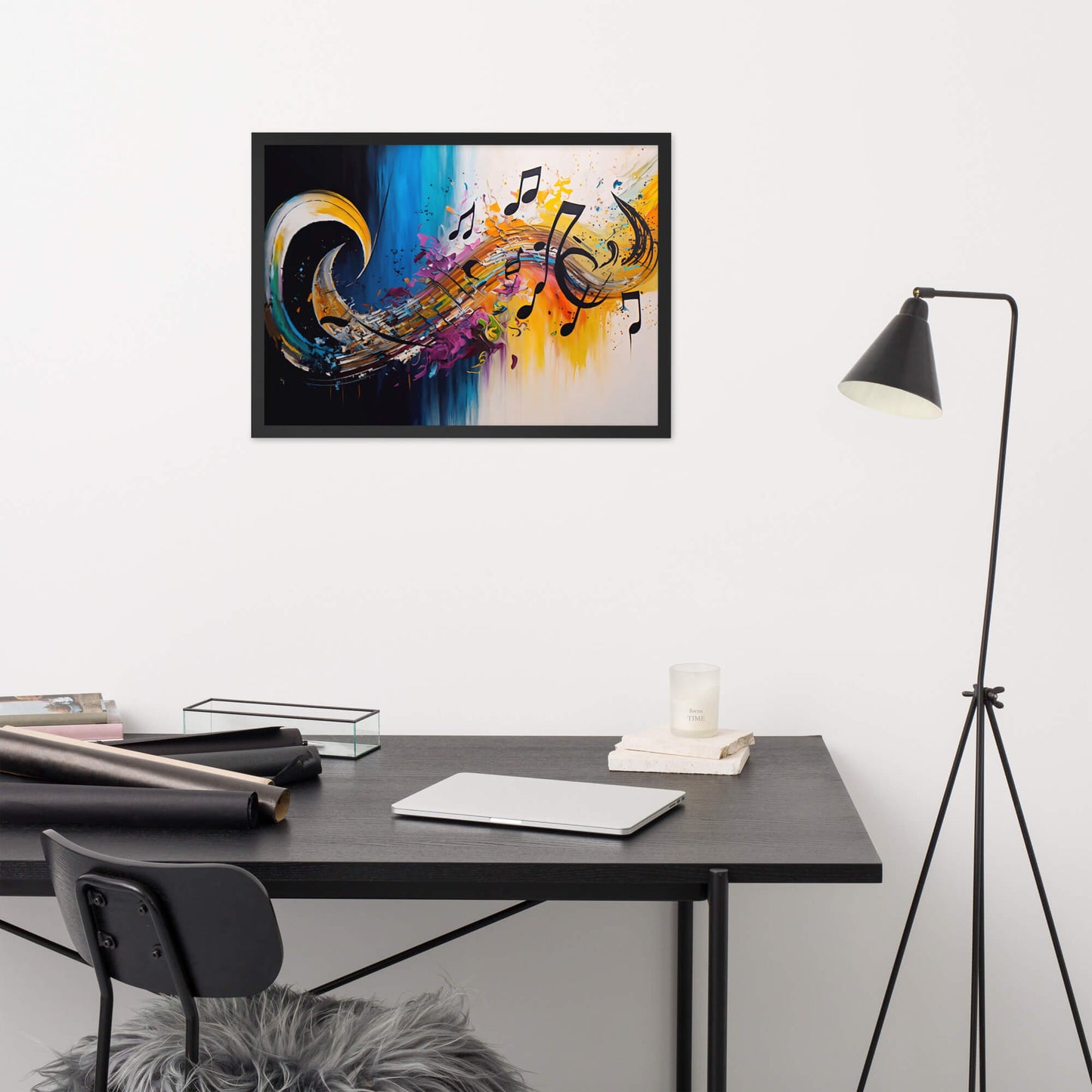 Tableau Abstrait Musique
