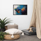 Tableau Abstrait Poisson