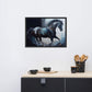Tableau Abstrait Cheval
