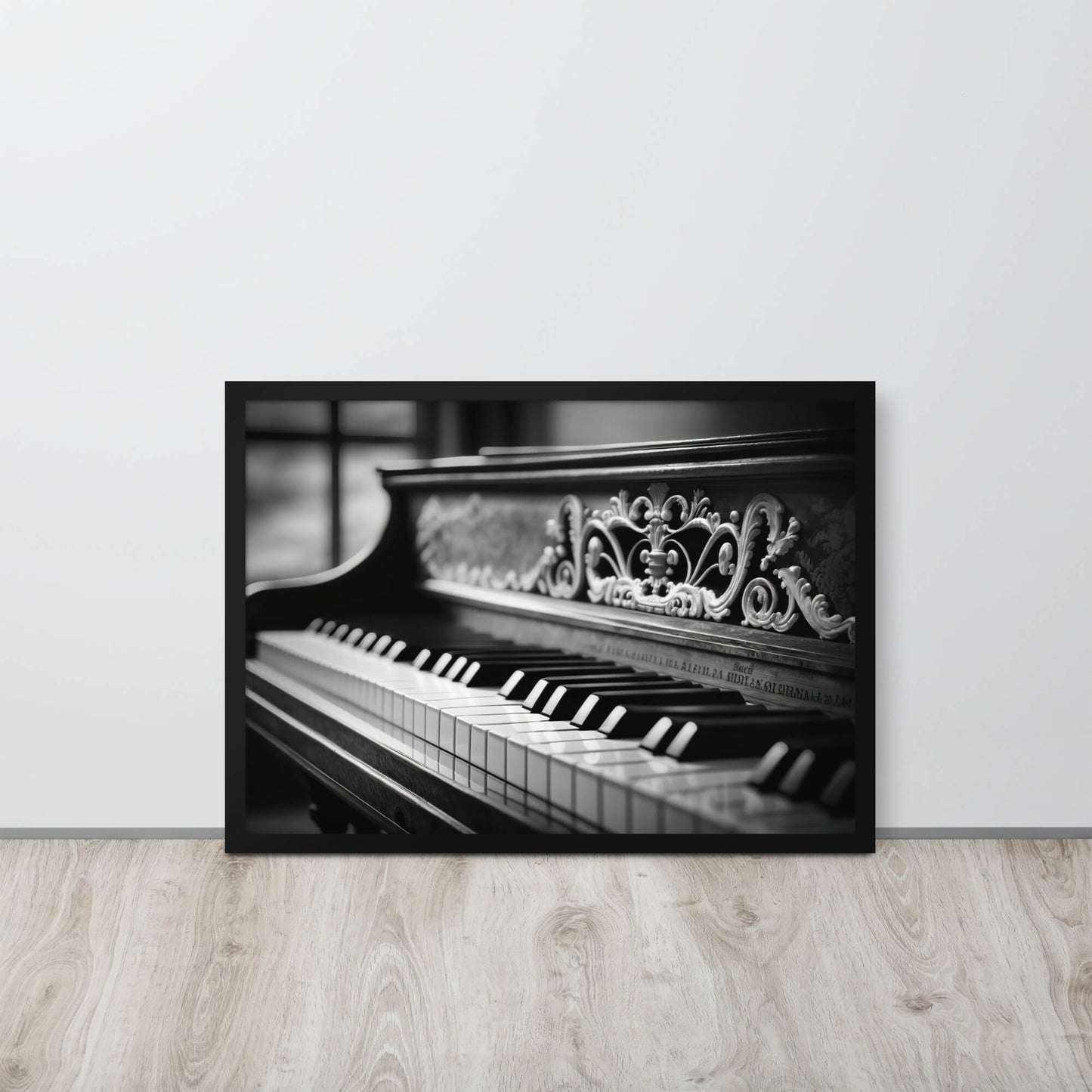 Tableau Noir Et Blanc Piano