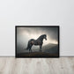 Tableau Cheval Noir