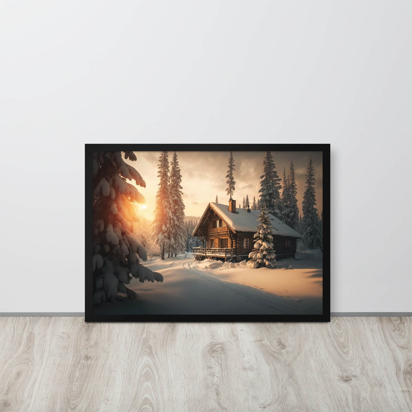 Tableau Paysage Hivernal