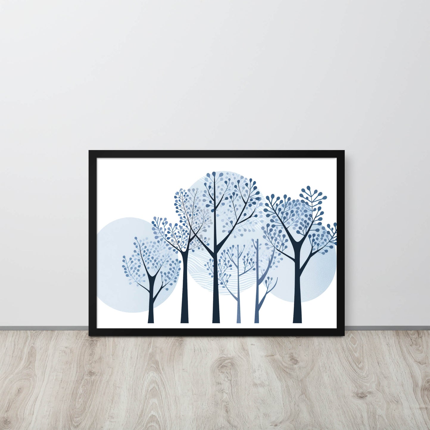 Tableau Scandinave Bleu