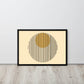 Tableau Scandinave Jaune