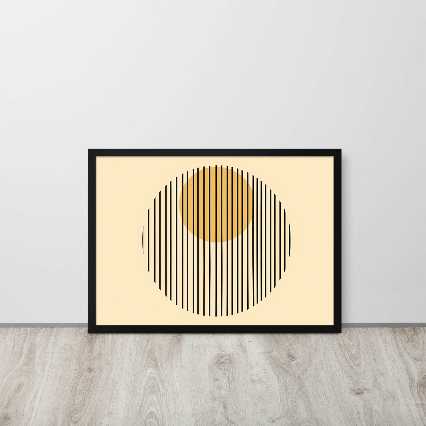 Tableau Scandinave Jaune