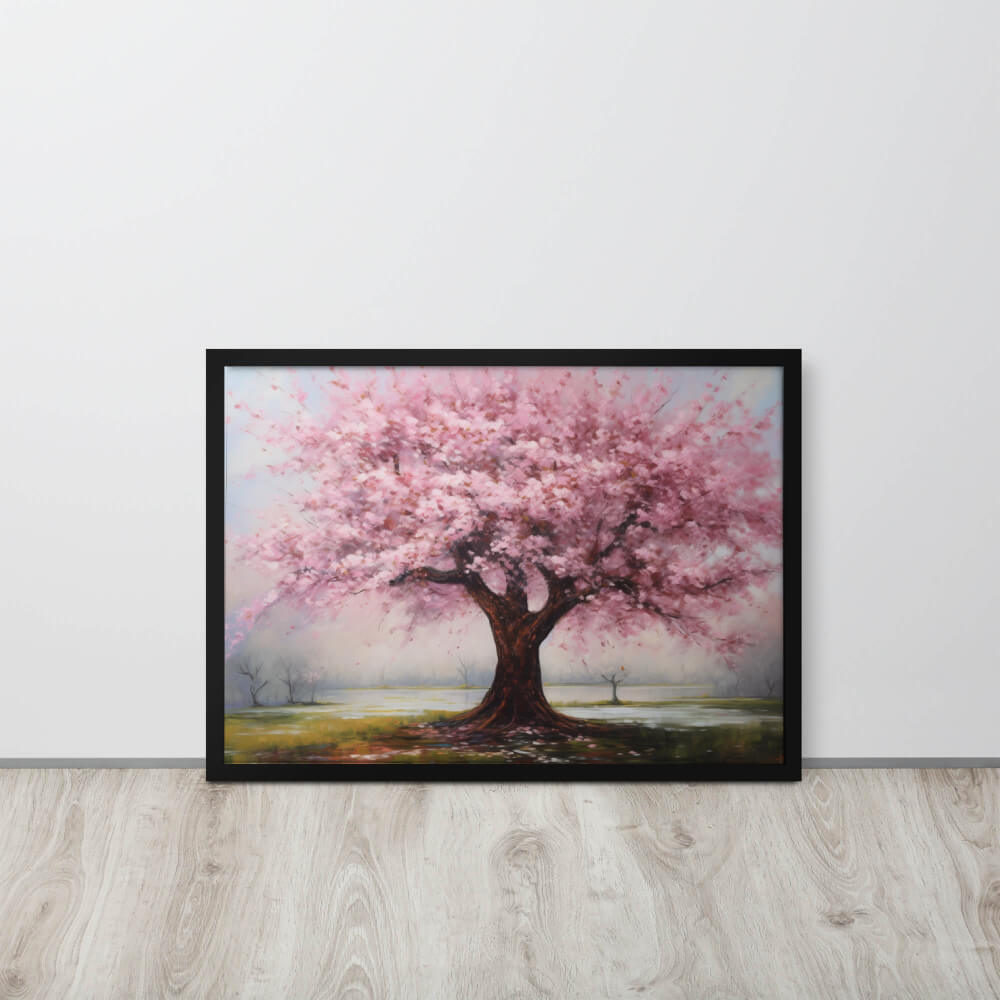 Tableau Japonais Cerisier En Fleur
