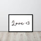Tableau Scandinave Amour