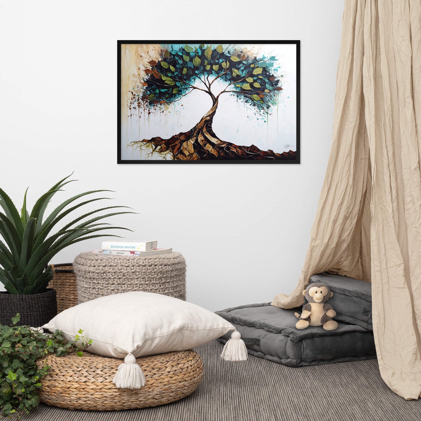 Tableau Abstrait Arbre De Vie