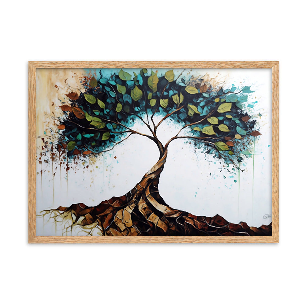 Tableau Abstrait Arbre De Vie