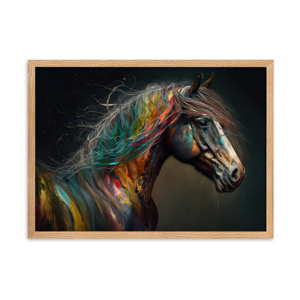 Tableau Cheval Coloré