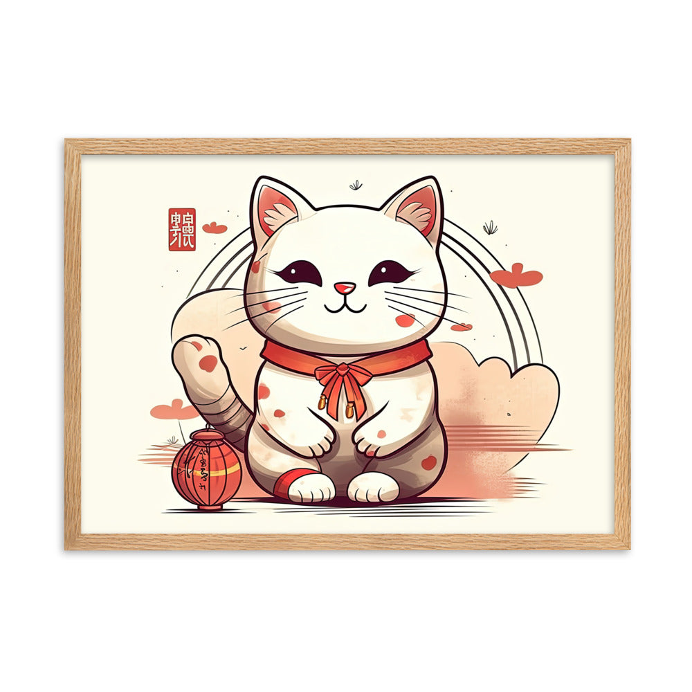 Tableau Japonais Neko