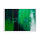 Tableau Abstrait Ton Vert