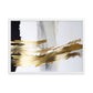 Tableau Abstrait Noir Blanc Or
