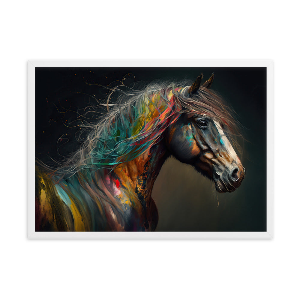 Tableau Cheval Coloré