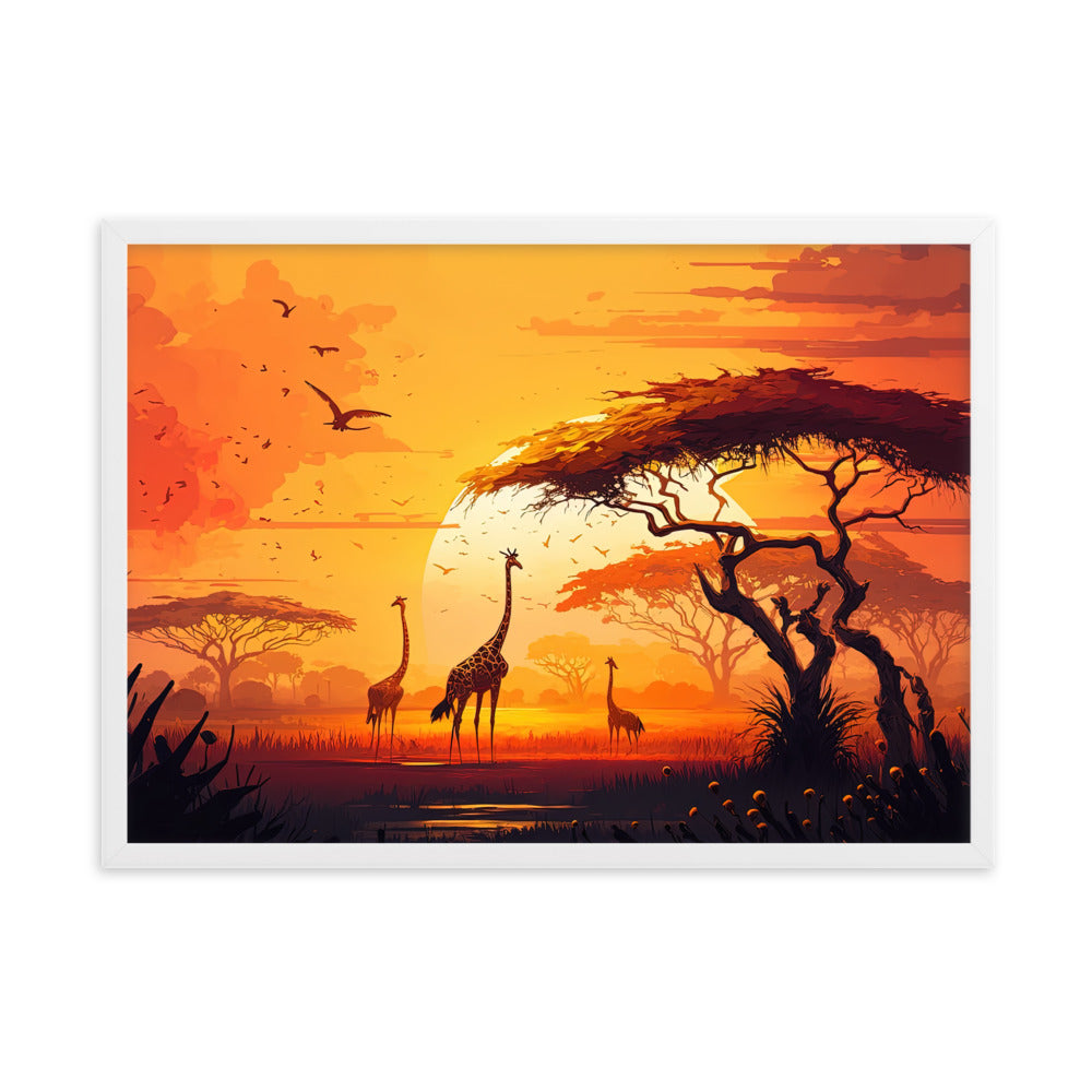 Tableau Paysage Savane